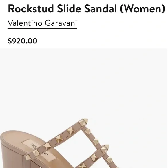 Valentino Garavani Rock Stud Slide Sandal - Picture 11 of 14